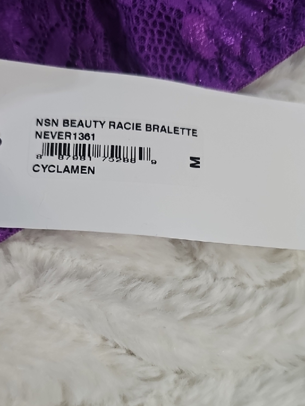 Cosabella NSN Beauty Racie Bralette Dark Copper, Cyclamen - Picture 5 of 6